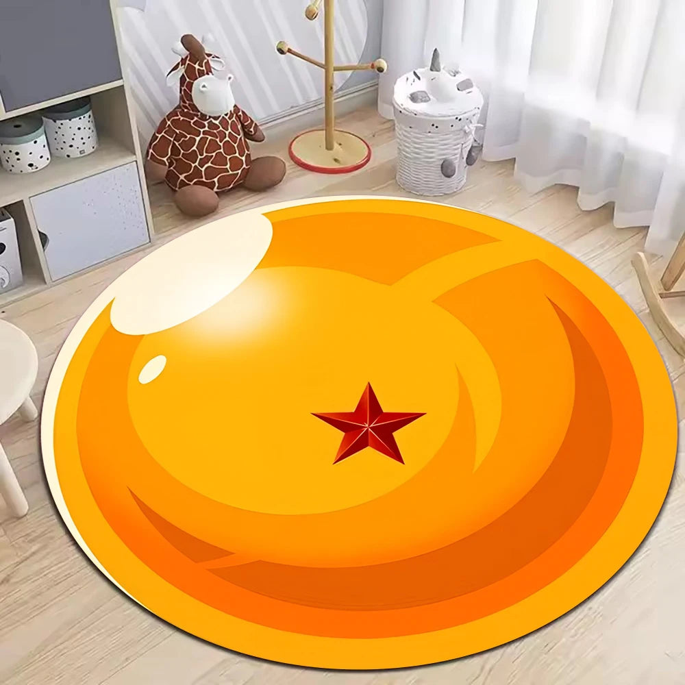 Navak Carpet Daily Picks Anime D-Dragon-Ball  Inspired Rug for Living Room Decor Bedroom Bedside Soft Carpet Sofa Mat Gaming Room Swivel Chair Mat