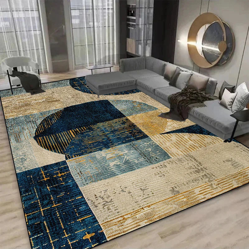 Navak Carpet Modern Abstract Carpets for Living Room Large Area Decoration Parlor Sofa Floor Mats Washable Bedroom Rug Anti-slip Kitchen Mat