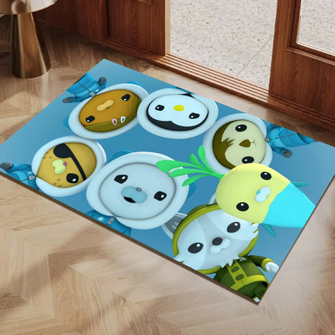 Navak Carpet The Octonauts Cartoon Door Mat Washable Non-Slip Living Room Sofa Chairs Area Mat Kitchen Toilet Rug