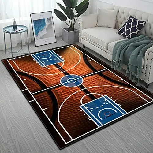Navak Carpet Beautiful Sunflowers and Blue Butterflies Pattern Area Rug,Modern Flannel Microfiber Non-Slip Floor Mat Carpet,