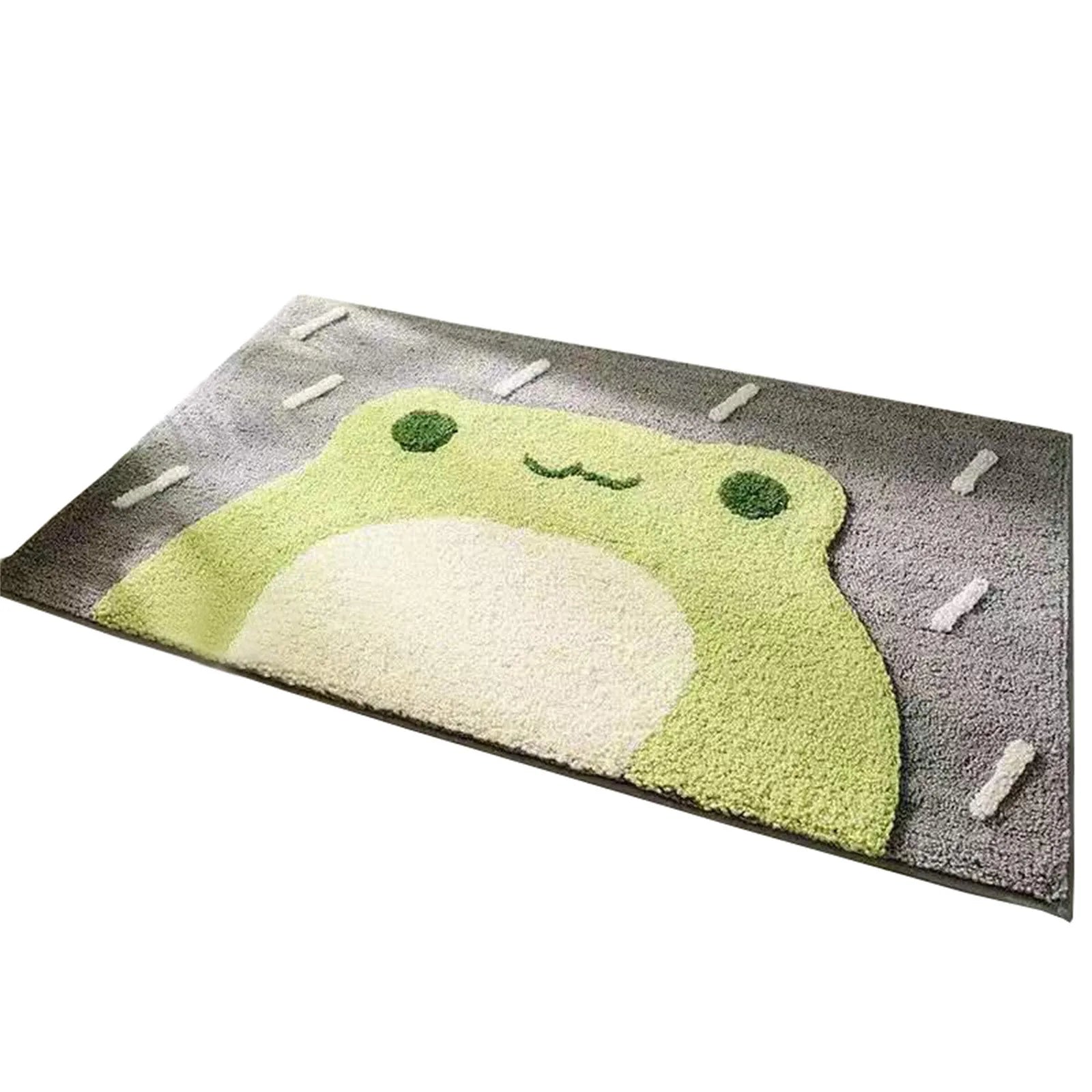Navak Carpet Frog and Bear Flocking Bath Mat Home Decoration Door Mat Non-slip Absorbent Bathroom Doormat Super Soft Fiber Bath Rug 2025