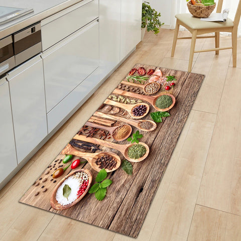 Navak Carpet Modern Kitchen Mat Home Entrance Doormat Hallway Bedroom Living Room Decoration Floor Carpet Balcony Bathroom Anti-Slip Long Rug