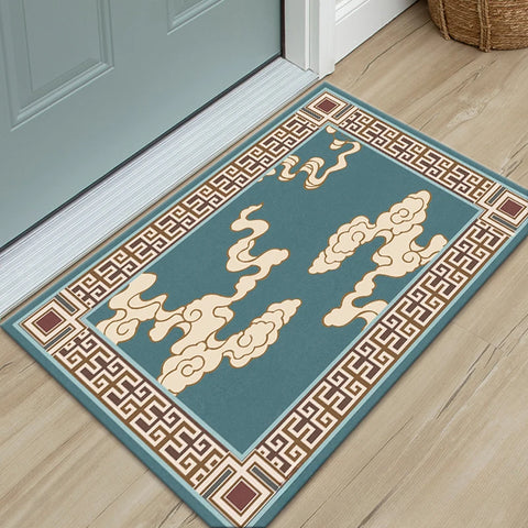 Navak Carpet Traditional Chinese Style  Diatom Mud Entrance Door Mat Antislip Home Outdoor Kitchen Rug Hallway Bathroom Porch Floor Carpet