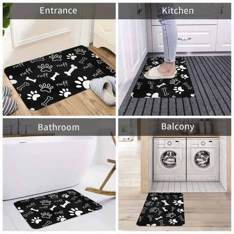 Navak Carpet Red Love Welcome Doormat Kitchen Rug Bathroom Mat Washroom Floor Mat Carpet for Entrance Door Door Mat Funny Home Decoration