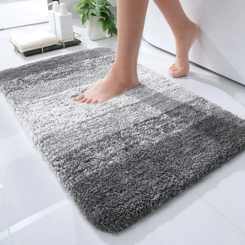 Navak Carpet Kitinjoy Bathroom Rug Mat extra Soft Absorbent Microfiber Bath Mat Non-Slip Plush Shaggy Machine Wash Carpet Bathroom Floor Rugs