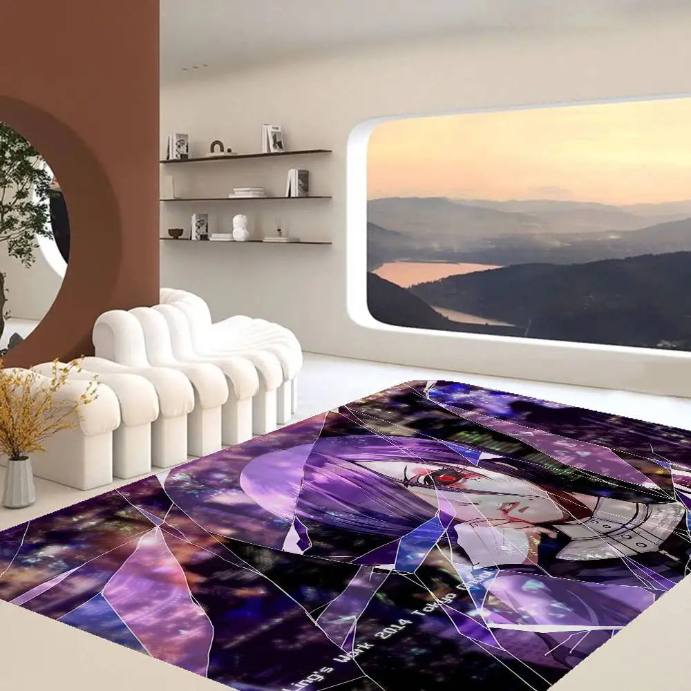 Navak Carpet Tokyo Anime Ghoul Floor Mat er Anti-slip Modern Living Room Balcony Printed Bedside Mats