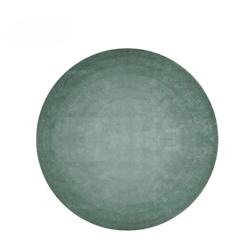 Navak Carpet Modern Minimalist Carpets for Living Room Light Luxury Bedroom Decor Green Carpet Round Lounge Mat Home Fluffy Soft Plush Rug