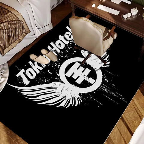 Navak Carpet Tokio Hotel Band printed Room Mats er Anti-slip Modern Living Room Balcony Printed Welcome Rug