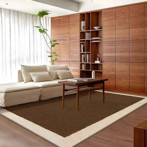 Navak Carpet French Style Living Room Decoration Carpet Fluffy Soft Lounge Floor Mat Large Area Rugs for Bedroom Thick Washable Cloakroom Rug
