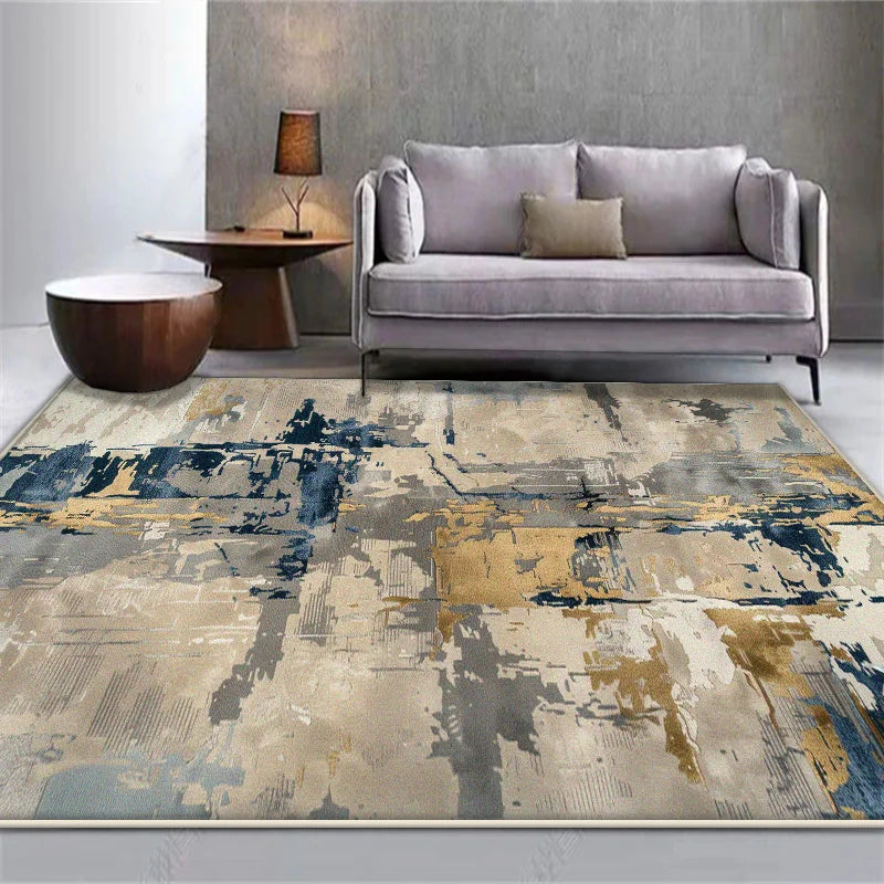 Navak Carpet Nordic Abstract Carpet for Living Room Luxury Easy Clean Home Decor Rug for Bedroom Washable Washroom Floor Mat Ковер Tapis 러그