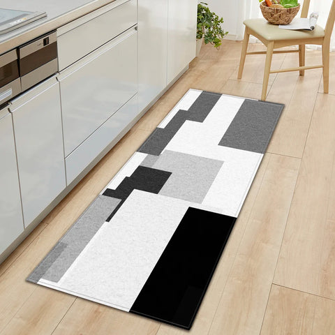 Navak Carpet Plaid Kitchen Mat Home Living Room Balcony Bedroom Floor Decoration 3D Carpet House Hallway Entrance Door Bath Non-Slip Foot Rug