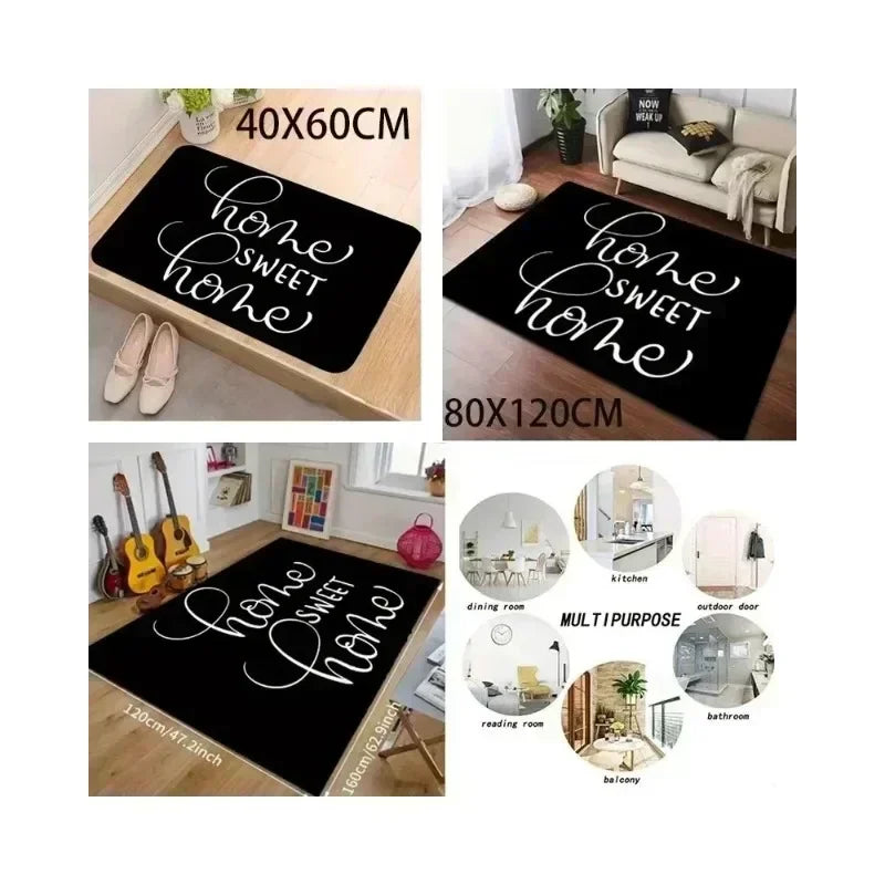 Navak Carpet3D Beach Sea Waves Pattern Carpet Door Floor Mat Fish Doormat Non-slip Floor Mat Living Room Rug Home Room Bedroom Decoration