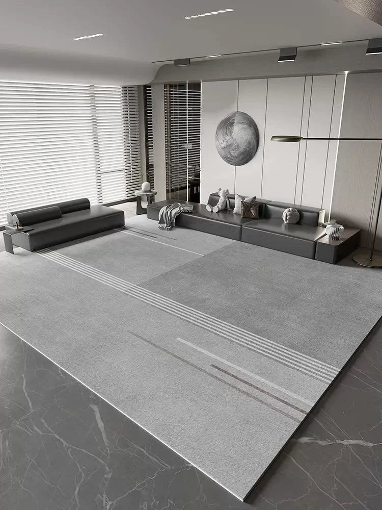 Navak Carpet Light Luxury Study Rug Large Area Nordic Style Carpets for Living Room Minimalist Bedroom Decor Bedside Carpet Home Washable Mat