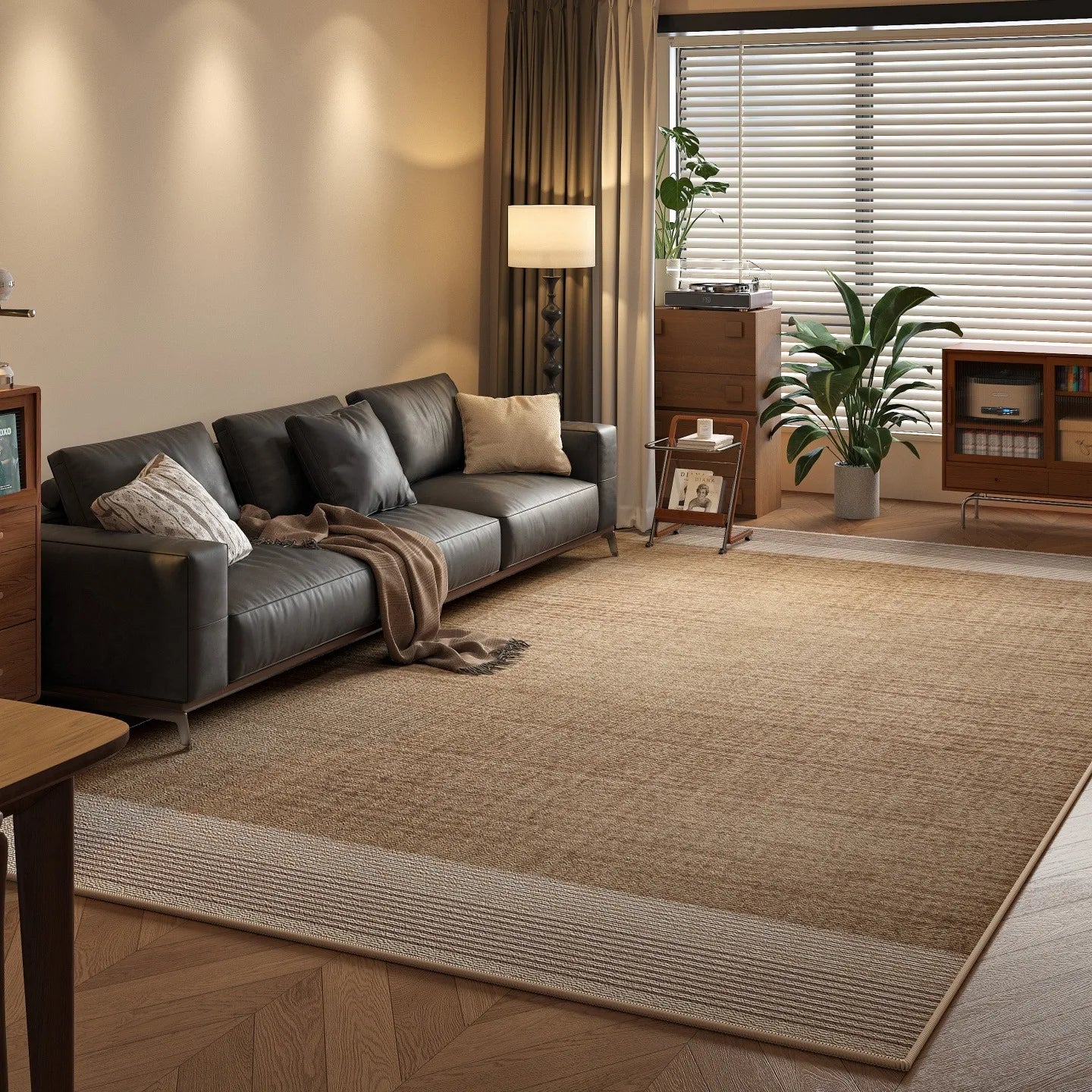 Navak Carpet Large Area Carpet For Living Room Rug Bedside Bedroom Floor Mat Loop Pile TPR Non-Slip Waterproof Rugs 카페트 거실 대형 Alfombra Salón