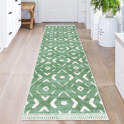 Navak Carpet Runner Rug for Hallway Carpet Non-slip Floor Mats Soft Machine Washable Carpets Geometric Bohemian Corridor Home Decor Rugs
