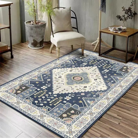 Navak Carpet Europe Persia Bohemia Style Luxury Retro Carpet Living Room Sofa Bedroom Study Kitchen Entrance Door Mat Non-slip Home Decor Rug