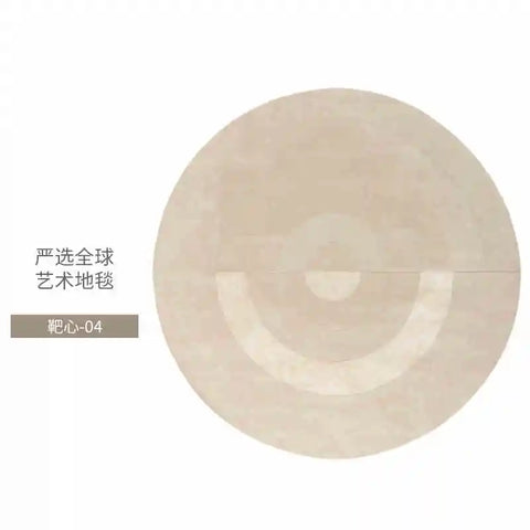 Navak Carpet Nordic Style Rugs for Bedroom Light Luxury Living Room Decoration Round Carpet Home Fluffy Soft Rug Thick Plush Lounge Floor Mat