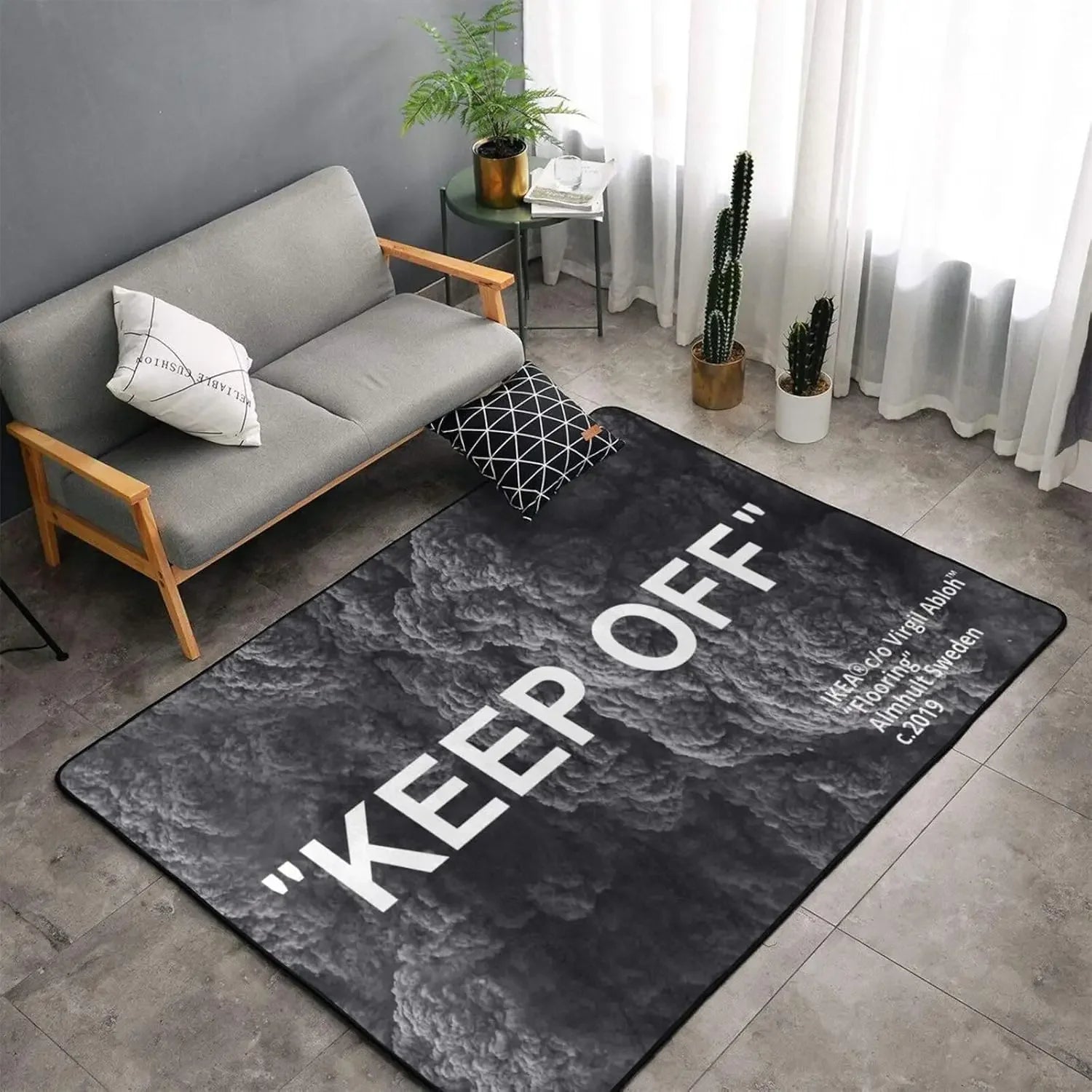 Navak Carpet Keep Off Area Rugs 3D Printed Large Carpet for Home Living Room Rug Bedroom Decor Floor Mat Home Non-Slip Floor Polyester Rug