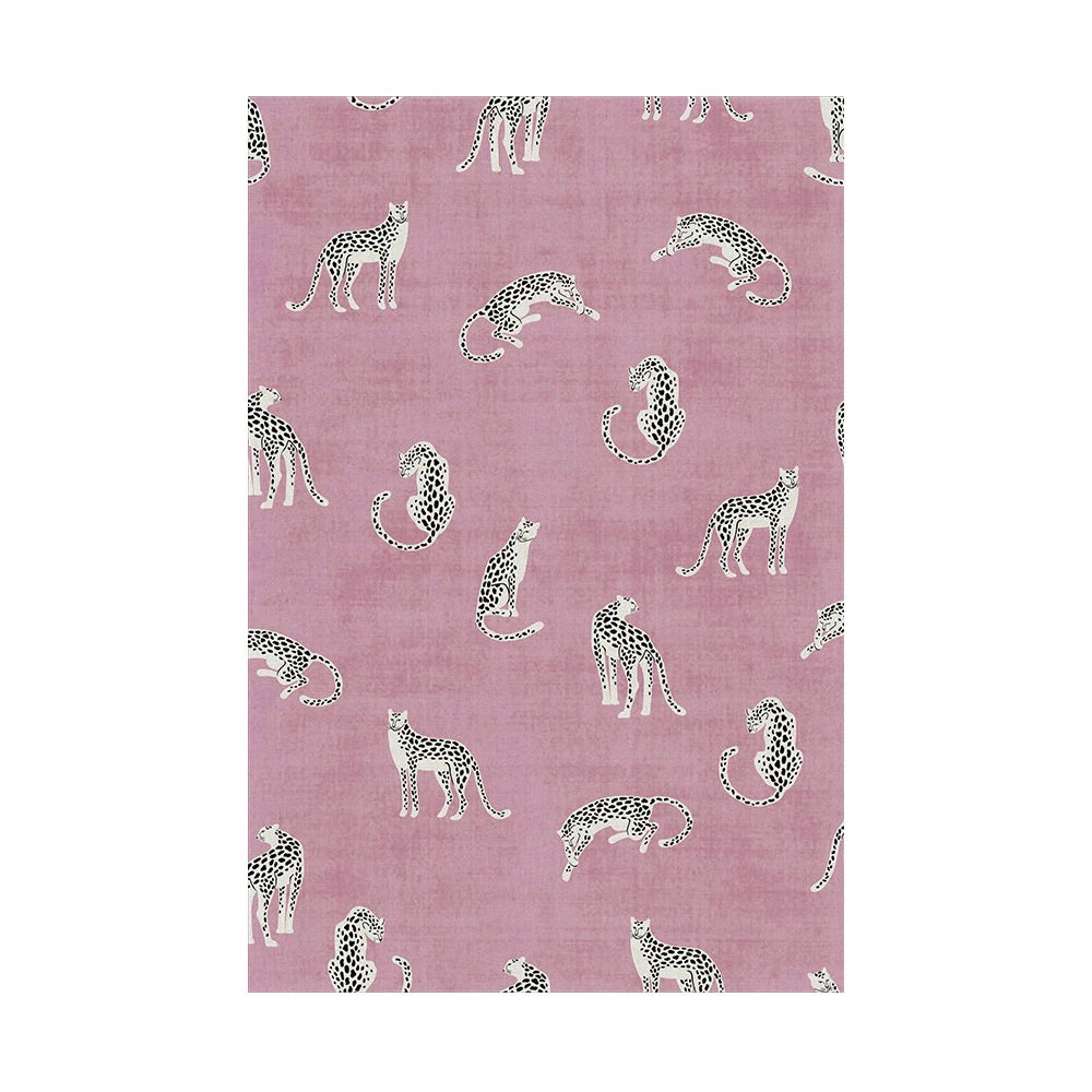 Navak Carpet Modern Nordic Living Room Carpet Artistic Leopard Print Rug Home Decoration Comfortable Soft Bedroom Bedside Non-slip Floor Mat