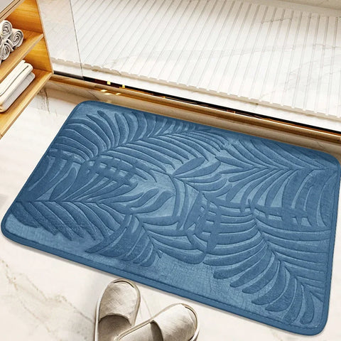 Navak Carpet Absorbent Non-slip Bathroom Rug Memory Cotton Bathrooms Floor Rugs Bath Mat Living Room Bedroom Kitchen Home Carpet
