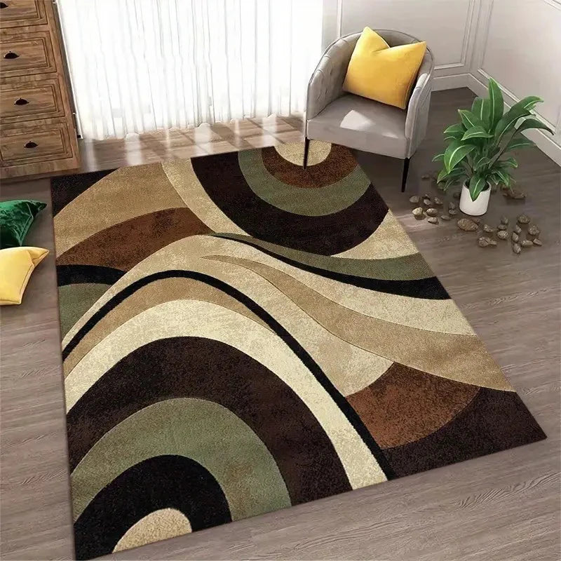 Navak Carpet Nordic Style  Area Rug Abstract Geometric Carpet Non-Slip Washable Carpet for Living Room Bedroom and Home Decor Floor Mat