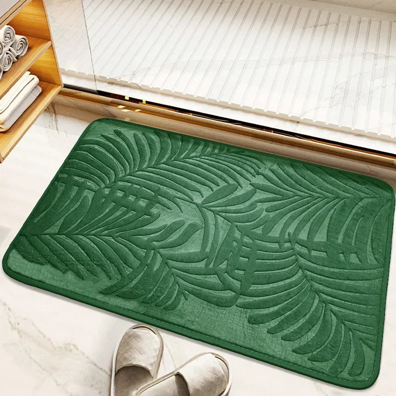 Navak Carpet Absorbent Non-slip Bathroom Rug Memory Cotton Bathrooms Floor Rugs Bath Mat Living Room Bedroom Kitchen Home Carpet