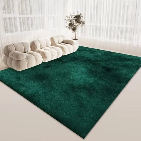Navak Carpet American Style Green Carpet Soft Anti-slip Design Large Living Room Area Rugs Decoration Bedroom Lounge Floor Mat Fluffy Flannel