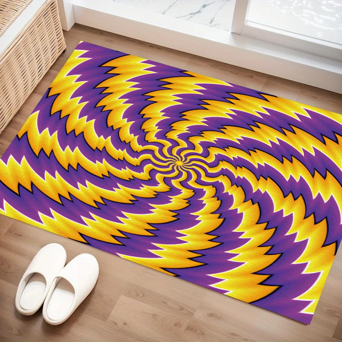 Navak Carpet 1PC 3d illusion pattern door mat, bedroom, living room dustproof carpet big size floor mat for home decoration