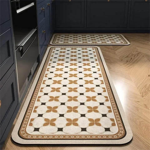 Navak Carpet Exclusive Picks Upgraded Material Kitchen Bathroom Living Room Laundry Room Stain-resistant Washable Thickened Carpet Rugs Home Decor