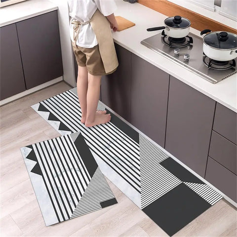 Navak Carpet Kitchen Carpet Mats for Floor Bedroom Living Room Long Bedside Area Rug Soft Washable Carpet Anti Slip Bathroom Entrance Doormat
