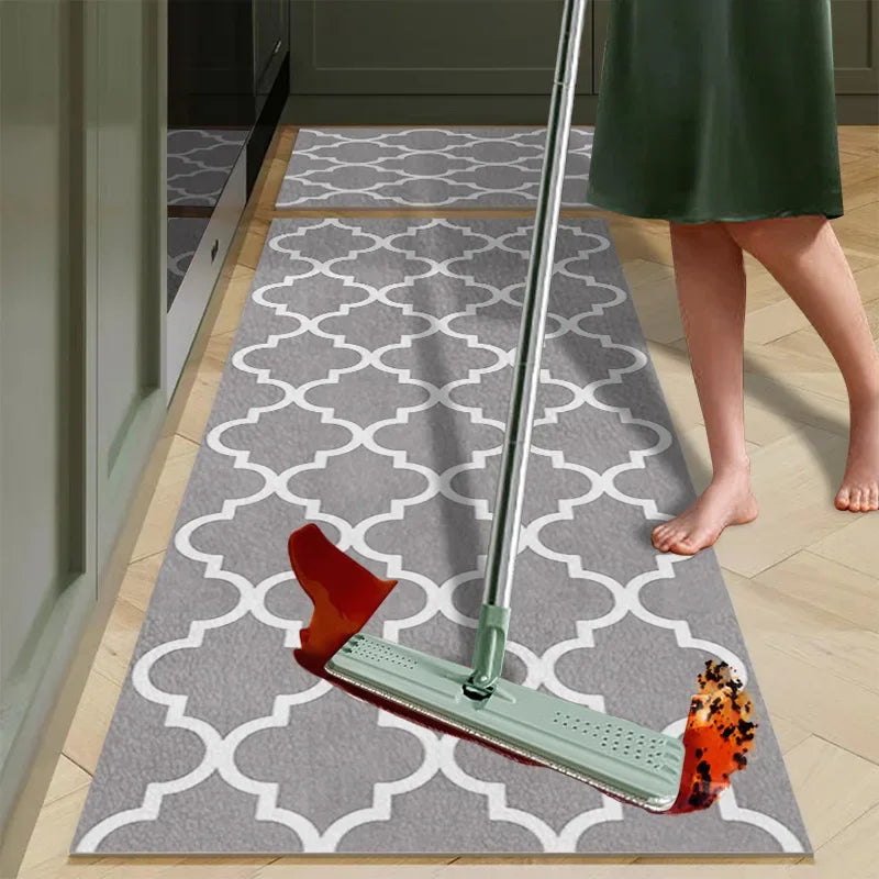 Navak Carpet Polyster Kitchen Carpet Mats for Floor Bedroom Living Room Area Rug Soft Washable Carpet Anti Slip Bathroom Entrance Doormat