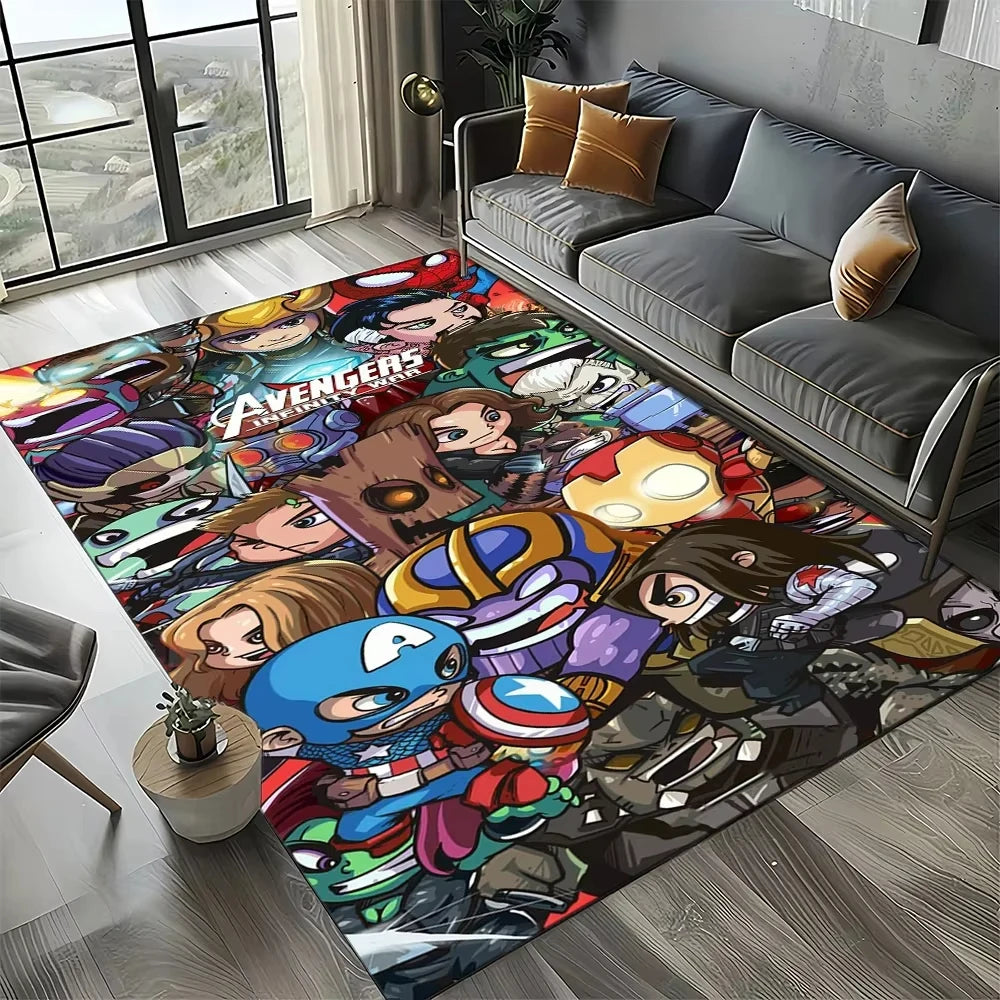 Navak Carpet Daily Picks 27 Style Cartoon Marvel SpiderMan Avengers Rug Carpet for Living Room Bedroom Home Decor Perfect Floor Mat for Any Space