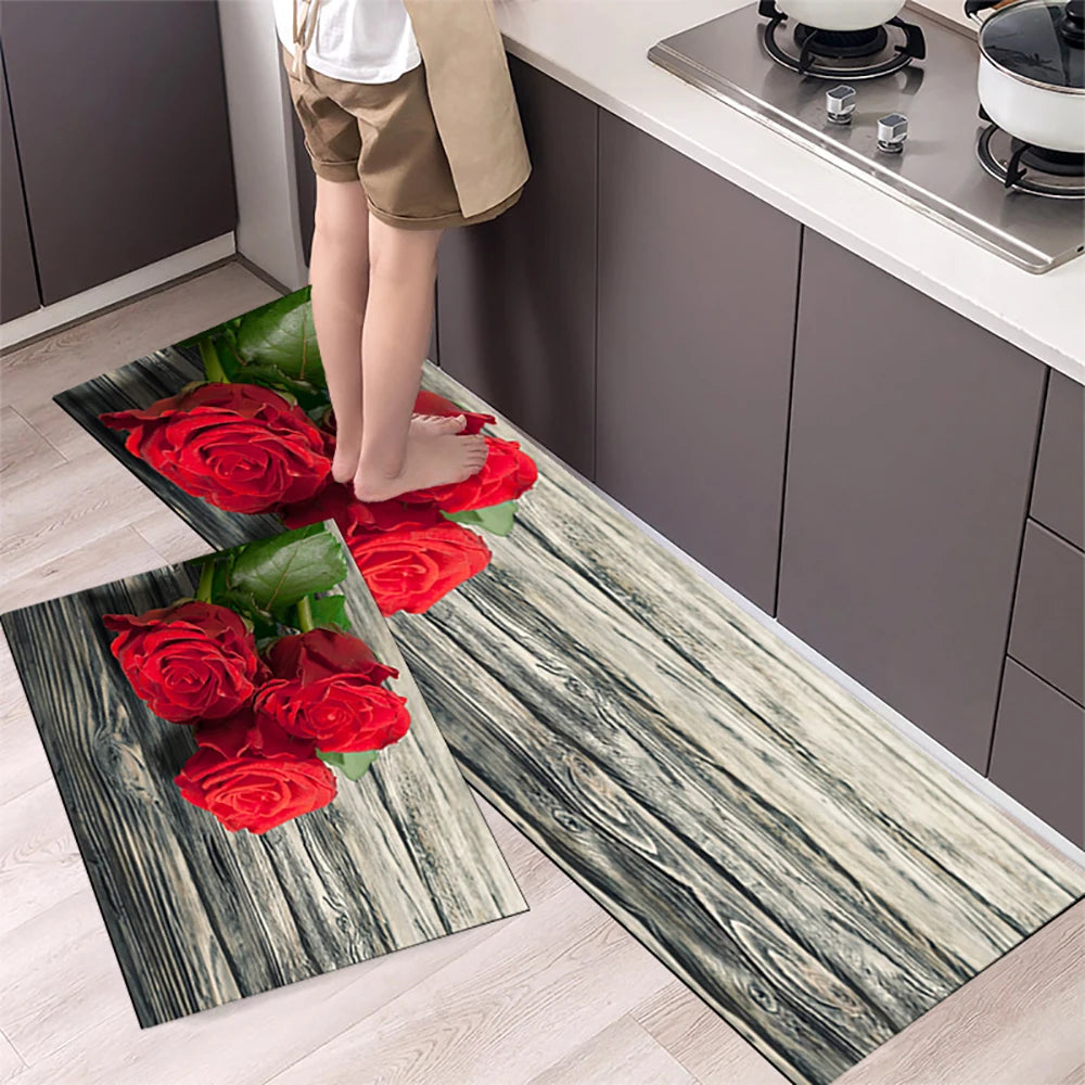Navak Carpet Kitchen Mat Carpet for Floor Home Entrance Doormat Bedroom Living Room Decor Bedside Rug Hallway Balcony Bathroom Anti-Slip Mat