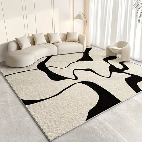 Navak Carpet Exclusive Picks Creme Style Bedroom Carpet Simply Bed Table Cushion Rug Light Luxury Living Room Full Sofa Coffee Home Decoration