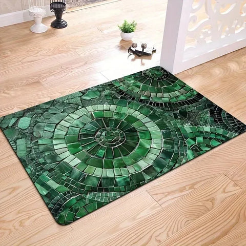 Navak Carpet 1PC Milu Deer Pattern Kitchen Rugs Non-Slip Home Door Mats Pop design Bathroom Rugs Bath Mat Carpet for Home Sink Laundry Decor