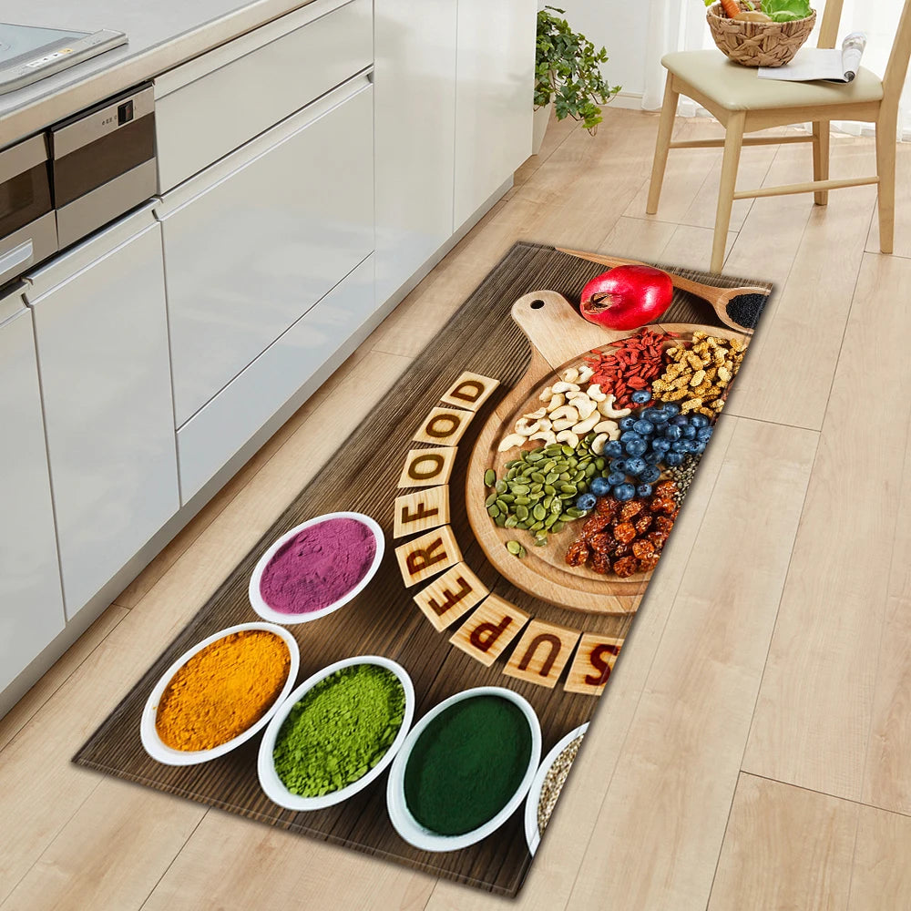 Navak Carpet Kitchen Mat Home Living Room Balcony Bedroom Floor Decor Foot Carpet House Bathroom Entrance Door Hallway Absorbent Non-slip Rug