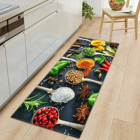 Navak Carpet Modern Kitchen Mat Home Entrance Doormat Hallway Bedroom Living Room Decoration Floor Carpet Balcony Bathroom Anti-Slip Long Rug
