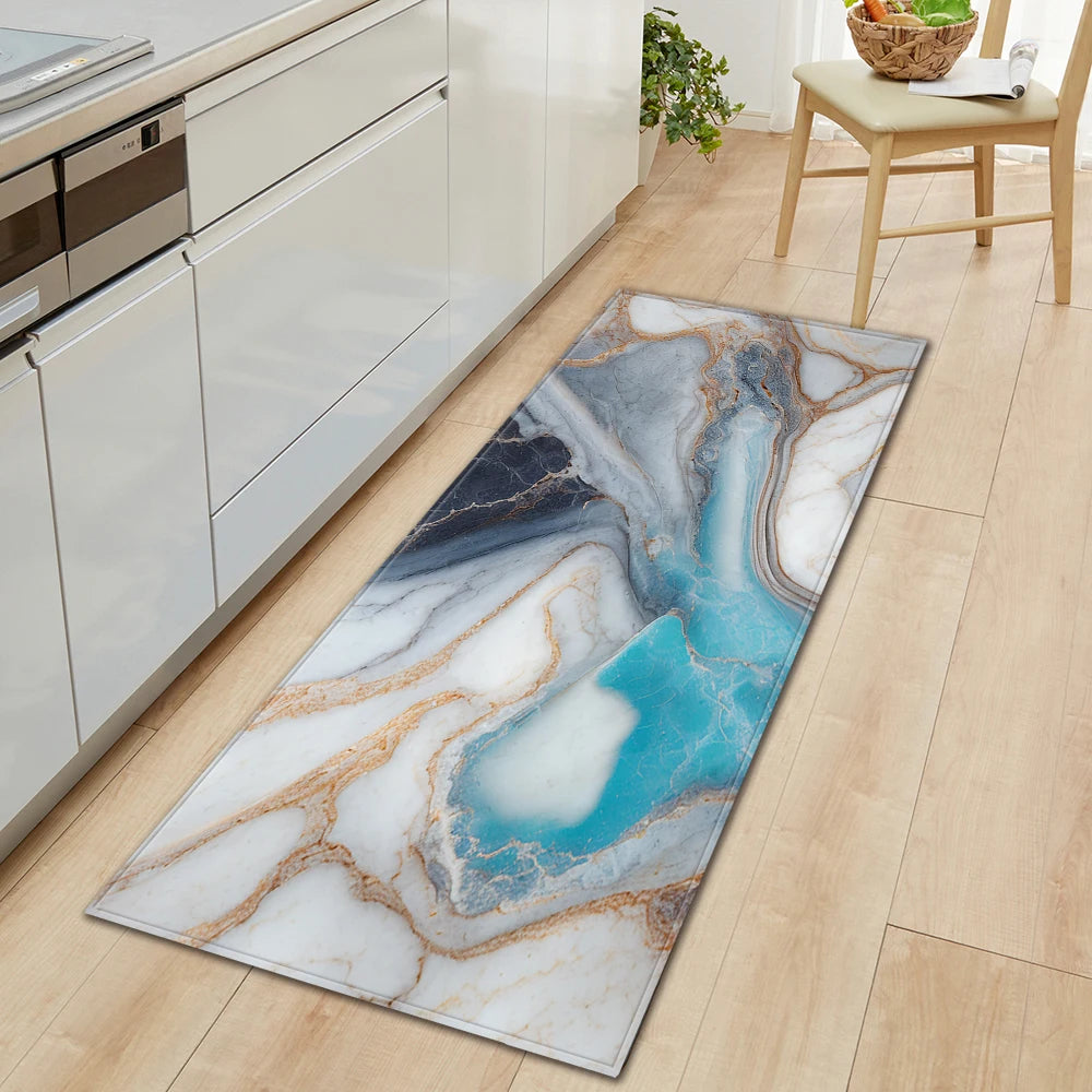 Navak Carpet Entrance Doormat Kitchen Mat House Bathroom Hallway Non-Slip Foot Rug Home Living Room Balcony Bedroom Floor Decoration Carpet