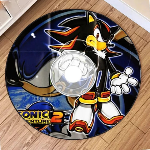 Navak Carpet Daily Picks Disney Cartoon Blue Cat Round Carpet The Baby Crawling Mat Circle Area Rugs Living Room Bedroom Game CD Home Decoration