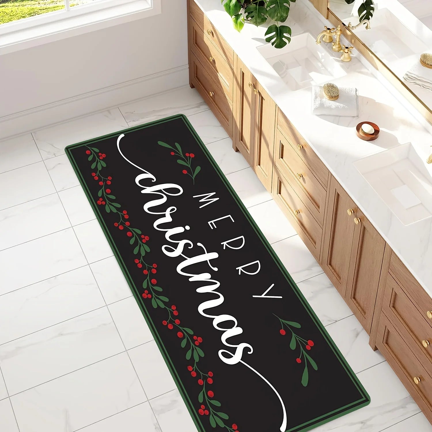 Navak Carpet Exclusive Picks Rectangular Non-Slip Kitchen Rug Easy Care Laundry Room Bedroom Living Room Runner Rug Home Decor
