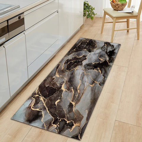 Navak Carpet Kitchen Bath Foot Mat Home Living Room Balcony Bedroom Bedside Floor Decor Long Carpet House Hallway Entrance Door Anti-Slip Rug