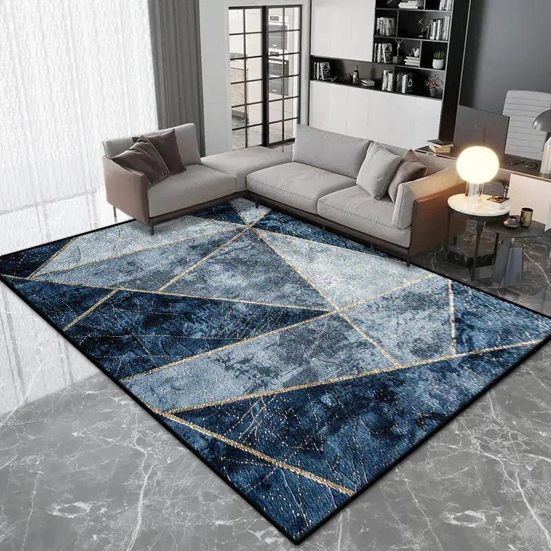 Navak Carpet Nordic Geometric Style Carpet Living Room Luxury Decoration Bedroom Large Area Rugs Lounge Coffee Tables Non-slip Floor Mat Soft