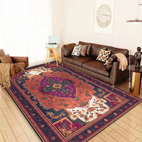 Navak Carpet Persian Carpet Living Room Coffee Tables Easy Cleaning Large Rugs 200x300 Retro Decoration Sofa Rug Bedroom Non-slip Floor Mats