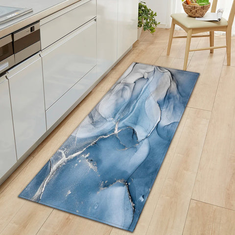 Navak Carpet Kitchen Bath Foot Mat Home Living Room Balcony Bedroom Bedside Floor Decor Long Carpet House Hallway Entrance Door Anti-Slip Rug