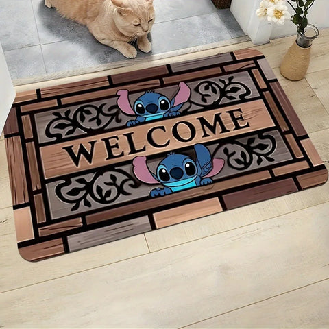 Navak Carpet Stitch’s Playful Welcome MatSoft, absorbent and non-slip, bathroom room mats, yoga mats, home decoration