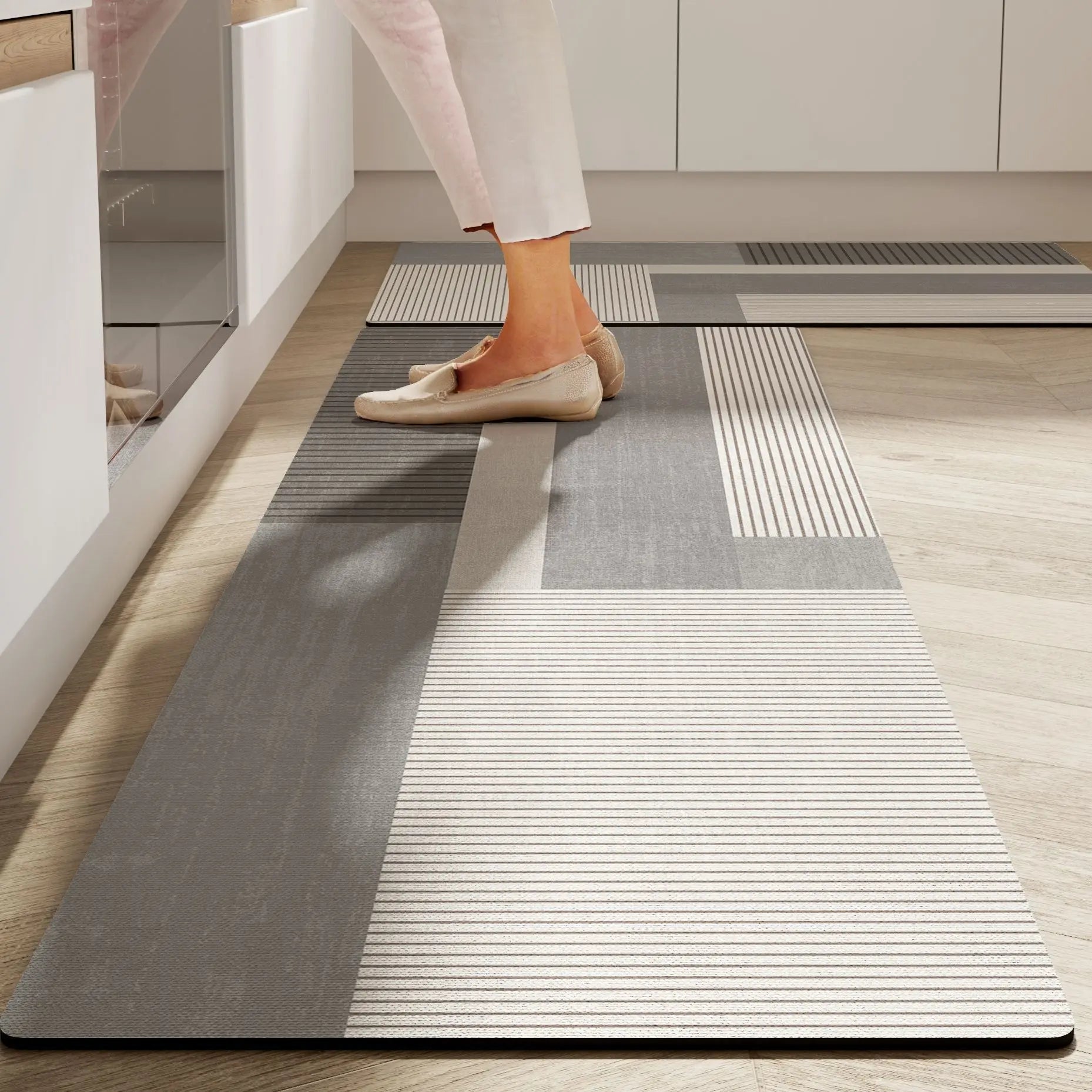 Navak Carpet Anti slip kitchen floor mat,Water absorbing rug,Fashion pattern decoration carpet,Multi functional door mat,Bathroom floor mat