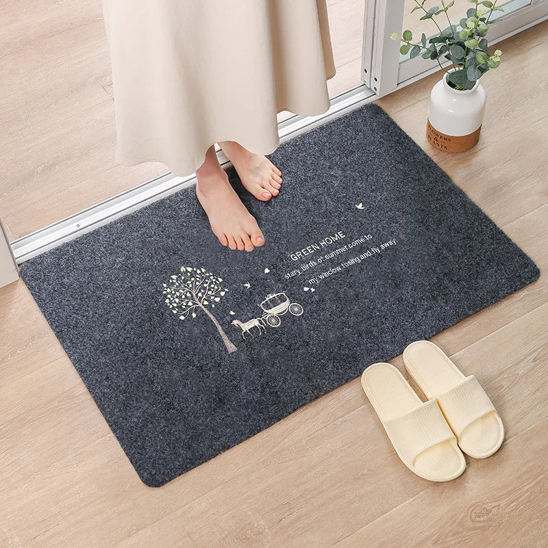 Navak Carpet Solid Welcome Entrance Doormats Carpets Rugs For Home Bath Living Room Floor Stair Kitchen Hallway Non-Slip Carpet