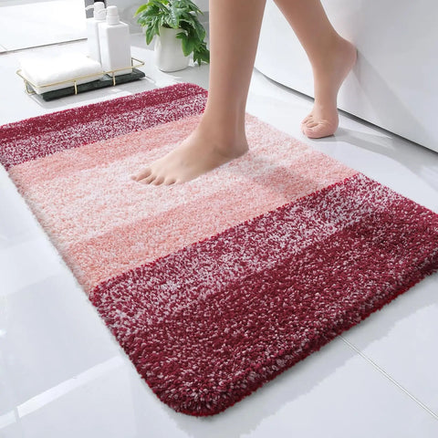 Navak Carpet Kitinjoy Bathroom Rug Mat extra Soft Absorbent Microfiber Bath Mat Non-Slip Plush Shaggy Machine Wash Carpet Bathroom Floor Rugs