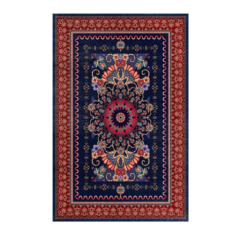 Navak Carpet Retro Europe Persia Style Art Carpet Living Room Sofa Bedroom Study Kitchen Entrance Door Mat Non-slip Light Luxury Decor Rug