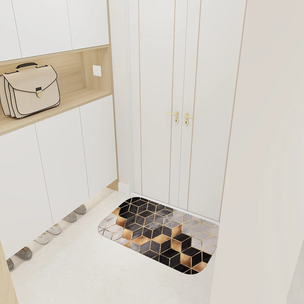Navak Carpet Geometry Long Rugs Nordic Style Home Doormat Bathroom-Toilet Mats Bedroom Modern Home Decor